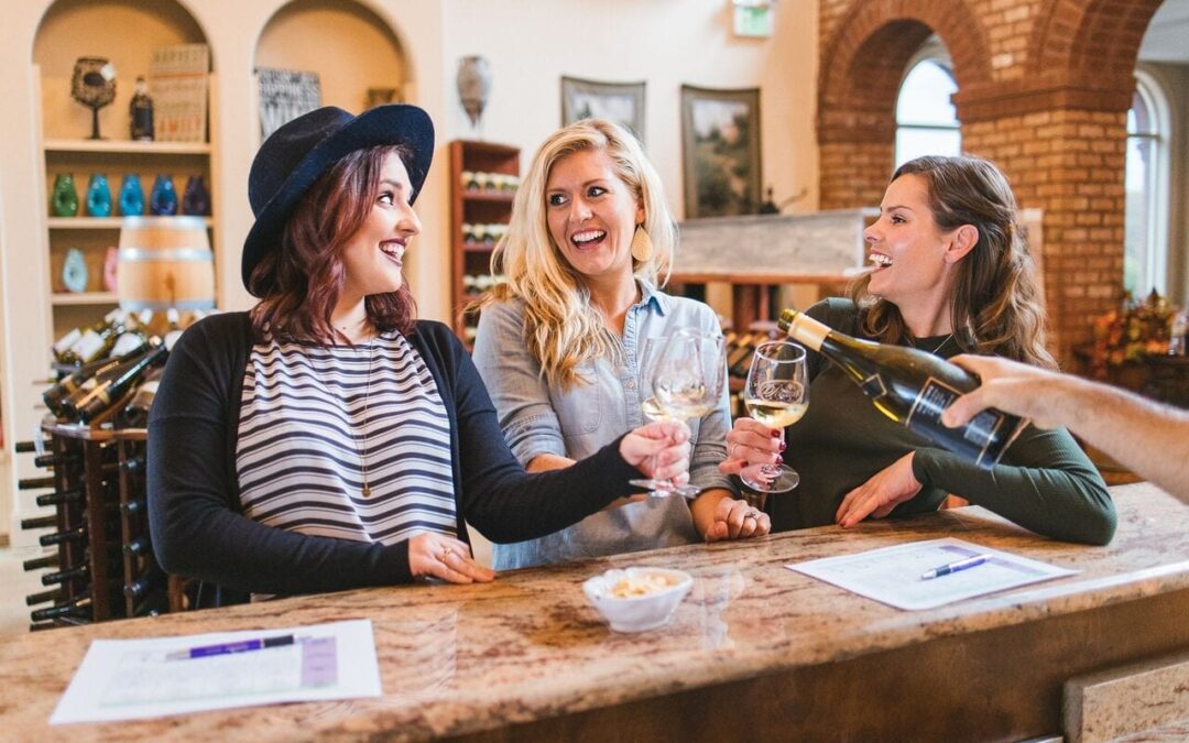 Wine Tasting for VA wine month at Potomac Point Winery