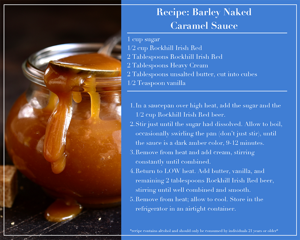 Recipe card for Barley Naked<br />
Caramel Sauce