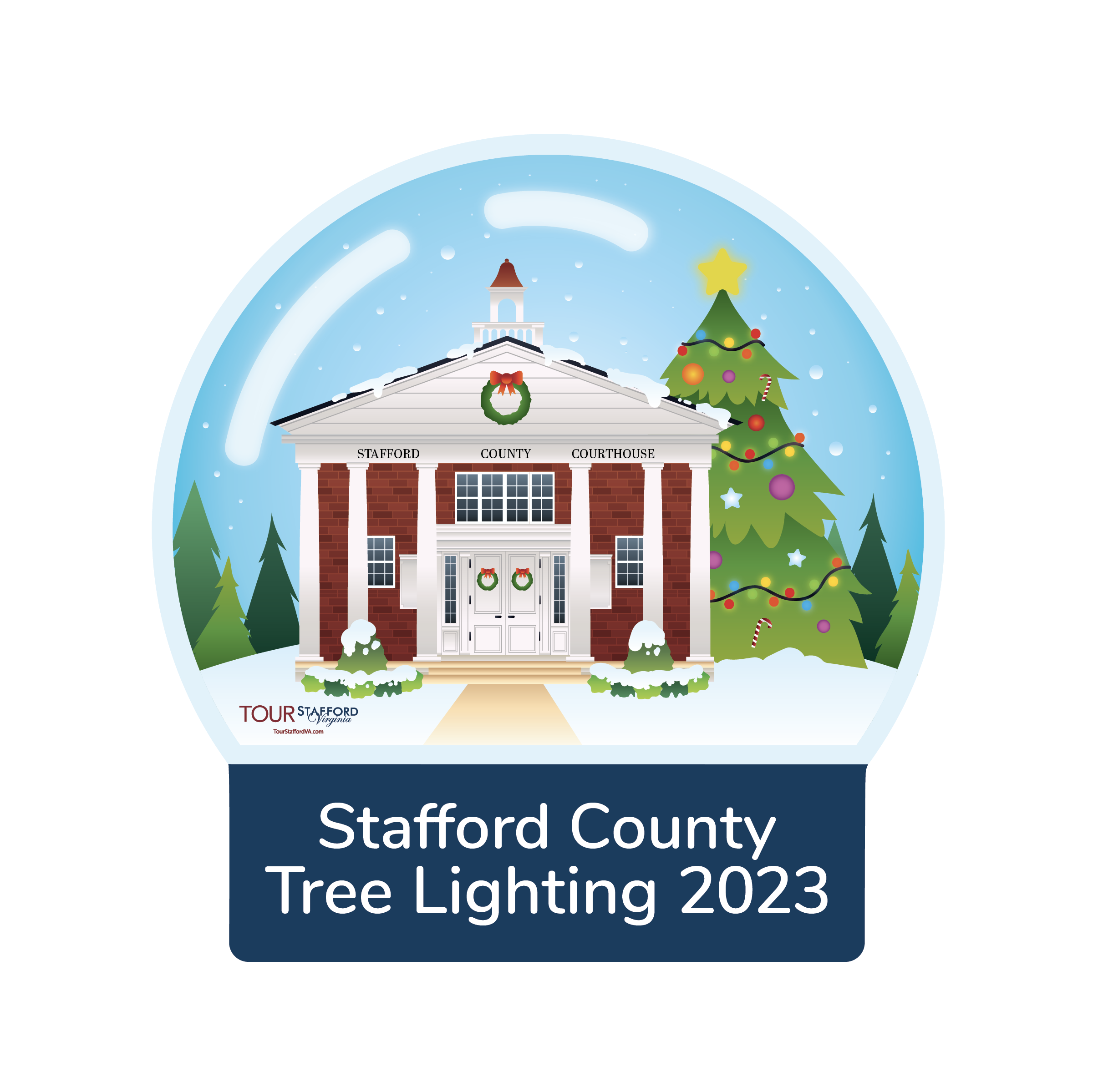 Stafford County Tree Lighting Globe