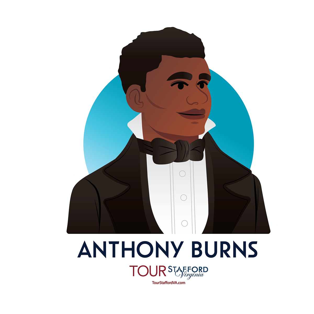 Anthony Burns sticker