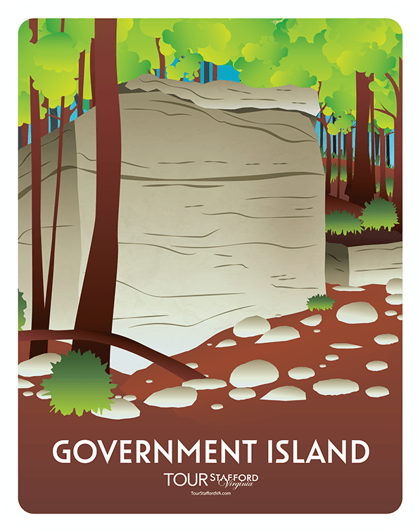 Government Island sticker