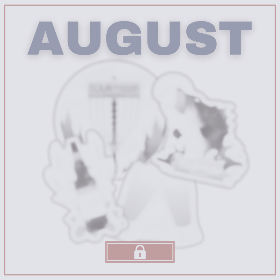 August 2024 Sticker Set