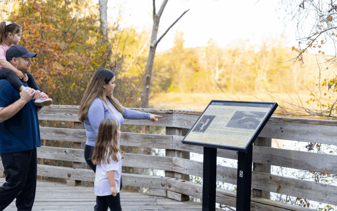 Family at Government Island in Stafford, Virginia