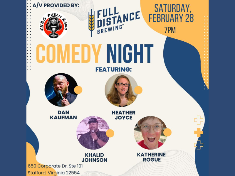 Full Distance Brewing Comedy Night