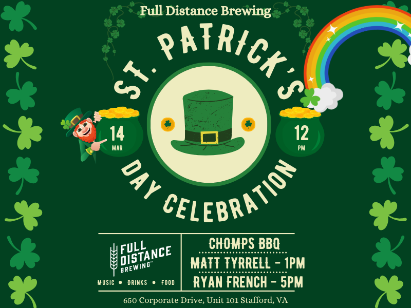 Full Distance Brewing  – St. Patrick’s Day Celebration