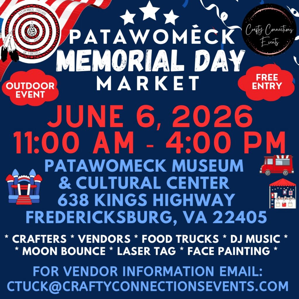 Patawomeck Memorial Day Market (Rescheduled)