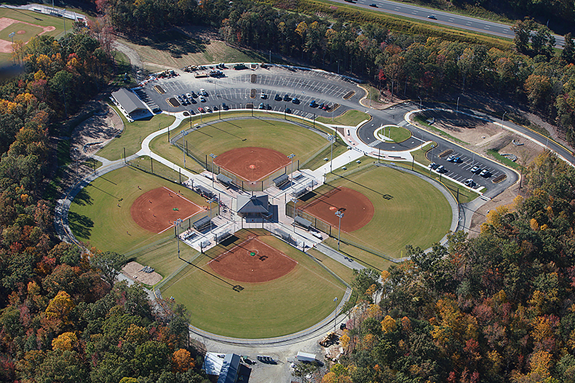 Baseball fields at Chichester Park in Stafford County