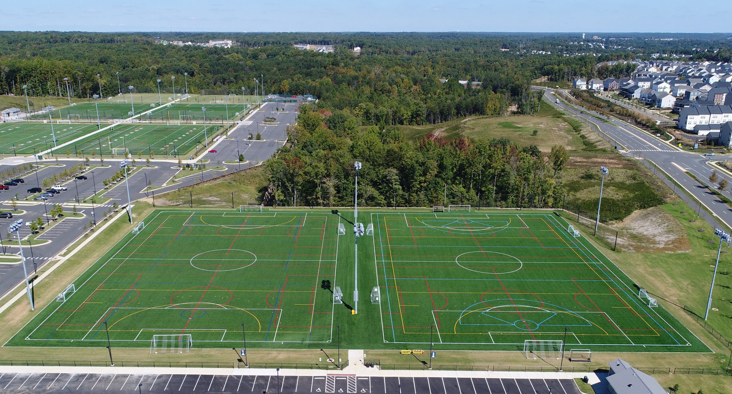 Athletic fields at Embrey Mill Sports Complex